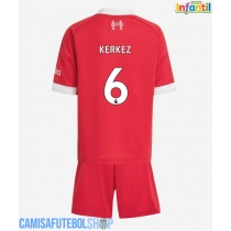 Camisa de time de futebol Liverpool Milos Kerkez #6 Replicas 1º Equipamento Infantil 2025-26 Manga Curta (+ Calças curtas)